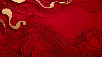 Chinese traditional Background design with abstract pattern in red Background Chinese red textured pattern