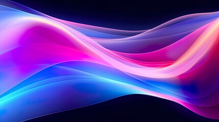 Fototapeta premium Abstract soft waves Beautiful Abstract 3D Background with Smooth Silky Shapes soft forms ..