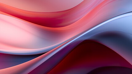 Fototapeta premium Abstract soft waves Beautiful Abstract 3D Background with Smooth Silky Shapes soft forms ..