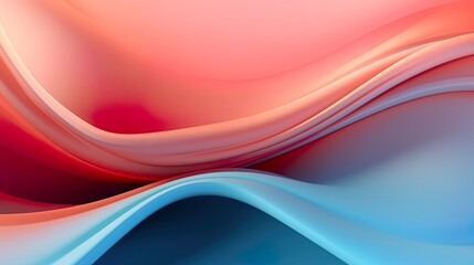 Fototapeta premium Abstract soft waves Beautiful Abstract 3D Background with Smooth Silky Shapes soft forms ..