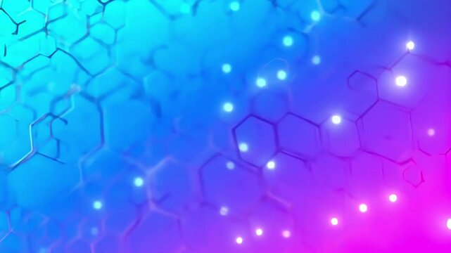 tessellating hexagons with glowing centers