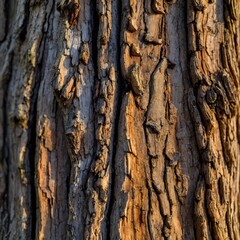 Obraz premium Enduring Beauty: The Weathered Bark of Pi nus Longevity Revealing Its History