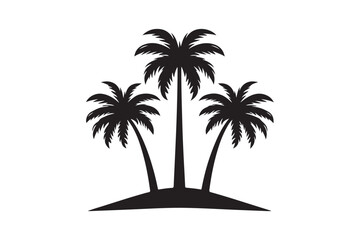 Obraz premium palm tree silhouette