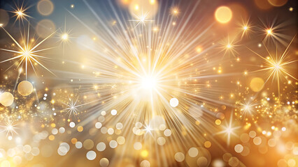 Obraz premium Dreamy Soft Abstract Background with Gentle Sunburst and Subtle Elegant Elements