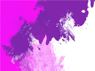 Obraz premium abstract watercolor background ピンクと紫のお洒落フレーム