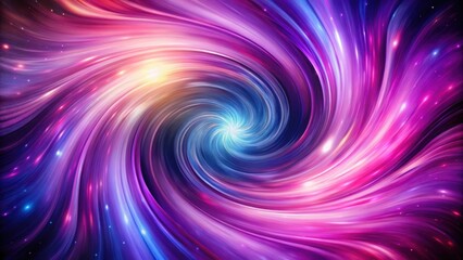 Obraz premium Swirling psychedelic vortex with shades of purple and pink in a blur background, cosmic, swirling, cosmic, swirling