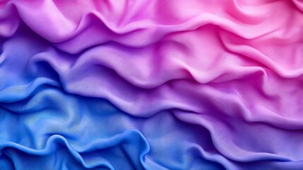 Obraz premium Abstract Draped Fabric Gradient Of Blues Purples And Pinks