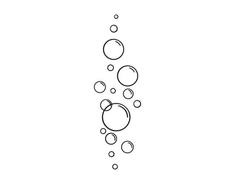 recommend clip art: bubbles of fizzy drink or bubbles in the water from fish doodle hand drawn icon. Outline drawing bubbles in the water line clipart symbol