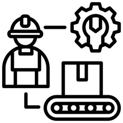 Obraz premium Procedure Icon