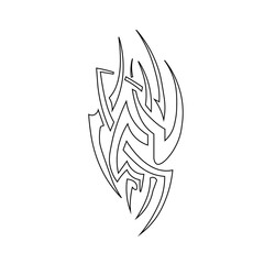 Floral Design A classic black and white floral design element featuring elegant, curved leaves and intricate detailing. Ornamental Perfect for use in decorative borders, logos