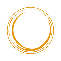 Circular Logo Frame. Round Circle Frame

