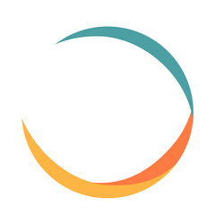 Obraz premium Round Logo Frame. Circular Logo Border