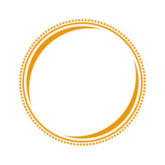 Circular Logo Frame. Round Circle Frame
