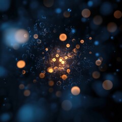 Obraz premium Vibrant close-up of nanoengineered fuel particles in motion laboratory setting abstract visual dynamic atmosphere