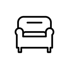 sofa icon Outline thin set