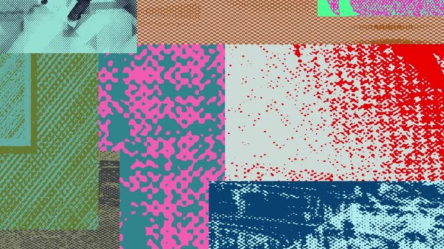 An abstract retro criss cossing texture motion graphic design element.