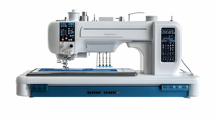 Studio-shot multi-needle sewing machine