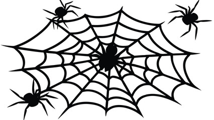 Spiders Crawling on a Web