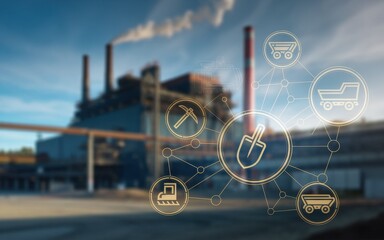 Industrial Mining Operation Network Visualization