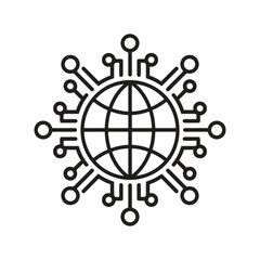 Web icon set. Website set icon vector. for computer and mobile line art 