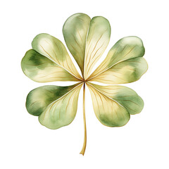 Clover Leaf Clipart Vector Illustration