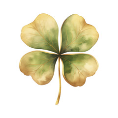 Clover Leaf Clipart Vector Illustration