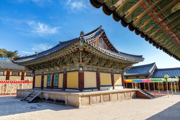 Scenery of Korea's old and traditional Bulguksa Temple