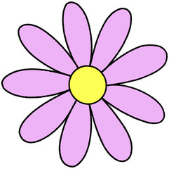 flower isolated on white