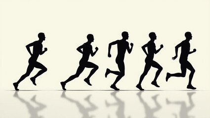 Running Silhouettes