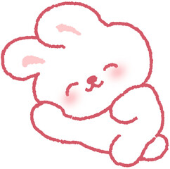 토끼 캐릭터 © titi.drawing