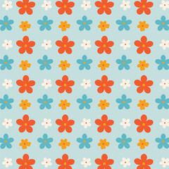 Seamless floral pattern design background