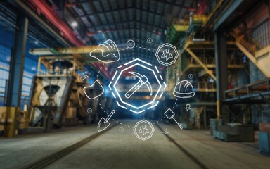 Industrial Safety Equipment and Tools in Factory Setting