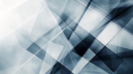 Fototapeta premium Abstract Geometric Design: Interplay of Light and Shadow in Modern Architecture