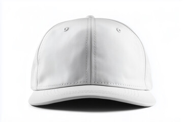 white baseball cap. The logo is a circle with a black line through it
