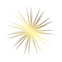 Fototapeta premium Luxury of five angles stars on dark background and Premium star button, option, chart and process button design. and four premium dark level with gold color button