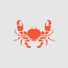 Crabs, Design Elements Detailed and Silhouette