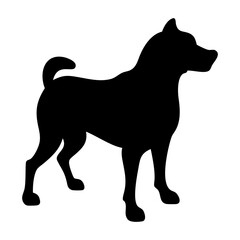 Dog silhouette