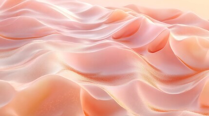 Fototapeta premium Abstract Pink Peach Wave Texture Background