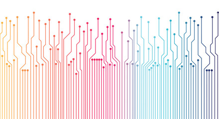 Circuit board chipset Abstract technology background with technological elements. Technology background with hi tech digital data. Vector illustration.