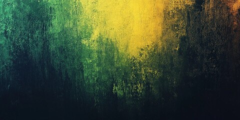 Fototapeta premium Textured noisy yellow and green background, ideal for creative projects and abstract visuals, book illustration style