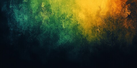 Textured noisy yellow and green background, ideal for creative projects and abstract visuals, book illustration style