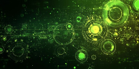 Obraz premium Grainy yellow and green abstract texture with subtle noise, perfect for creative designs and digital backgrounds, book illustration style