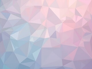 Obraz premium A seamless background of overlapping pastel polygons (triangles, hexagons) with soft gradients, creating a modern and calm aesthetic