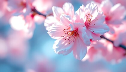 Delicate Pink Blossom, Serene Springtime Floral Photography