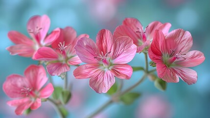 Fototapeta premium close up of pink flower