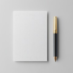 Clean Mockup of Letterhead on White Background