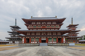 Yakushiji Temple in Nara city,Nara prefecture Japan.      It's the most famous and imperial ancient...