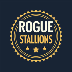 Creative Rogue Stallions logo vector design for professional business branding. Elegant, sleek, and modern graphics perfect for marketing, corporate identity, and branding solutions.