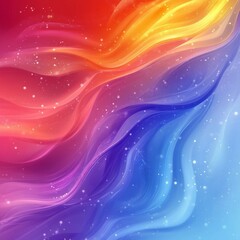 Colorful Abstract Wavy Background for Creative Projects