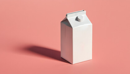 Milk cartons in vibrant modern packaging on colorful backgrounds